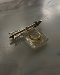 Arrow & Horseshoe brooch