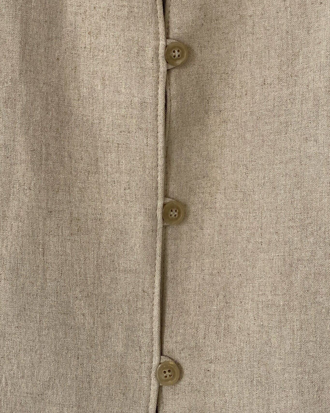 LINEN WAISTCOAT | NATURAL