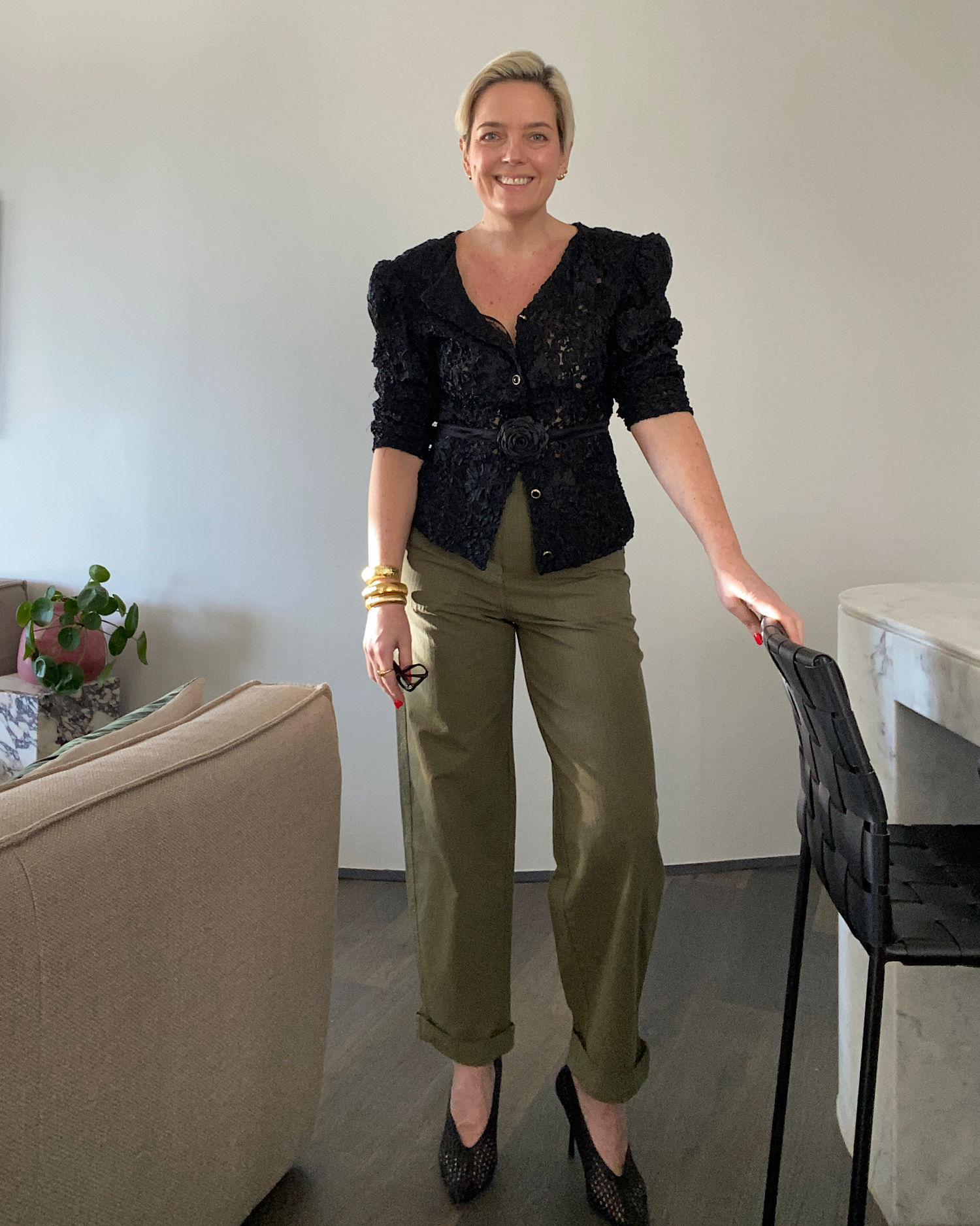 TROUSERS RYGYBAY | KHAKI