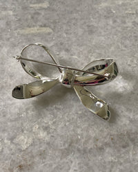 THE BOW BROOCH | SILVER PLATE