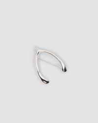 Sterling silver brooch in the shape of a wishbone from the Pared Store, Sydney