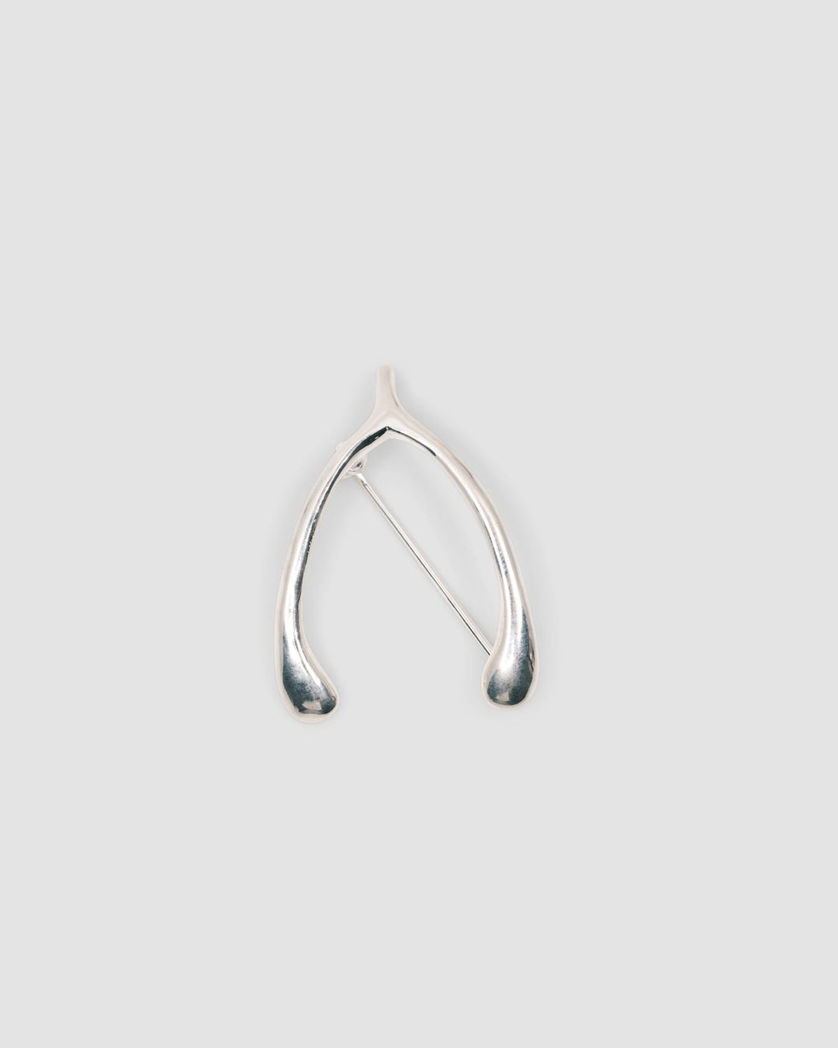 Sterling silver wishbone brooch from the Pared Store, Australia