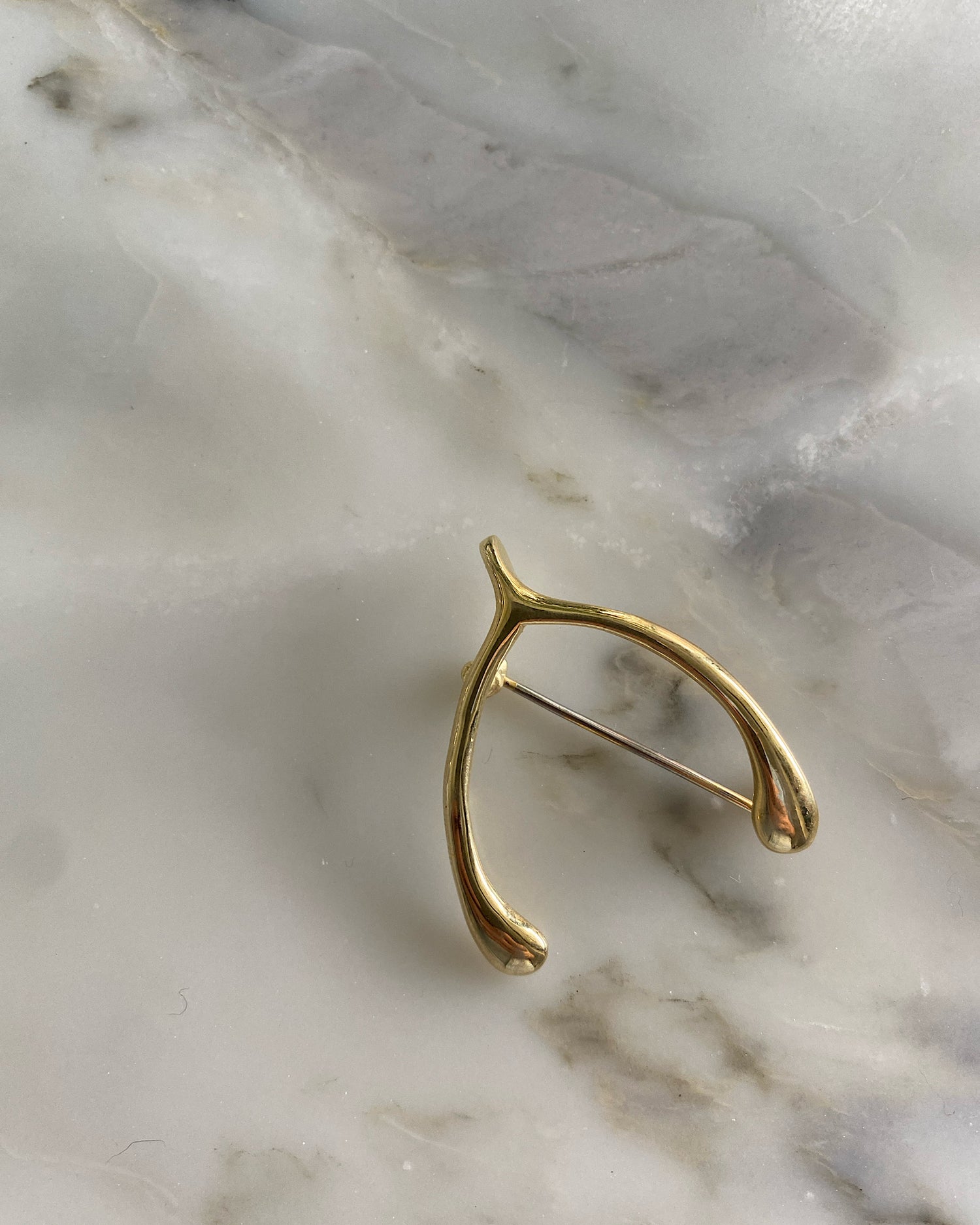 gold wosh bone brooch from the pared store