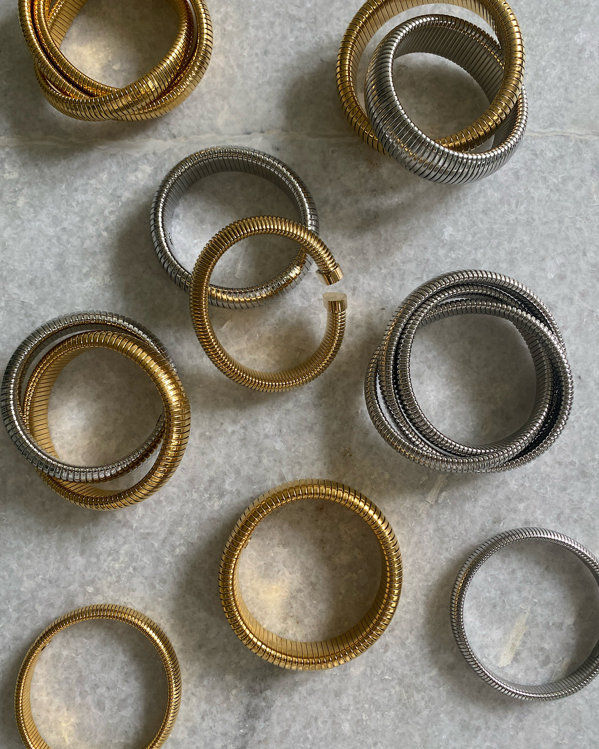 snake cuffs and bangles