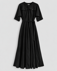 SAFARI MAXI DRESS | BLACK