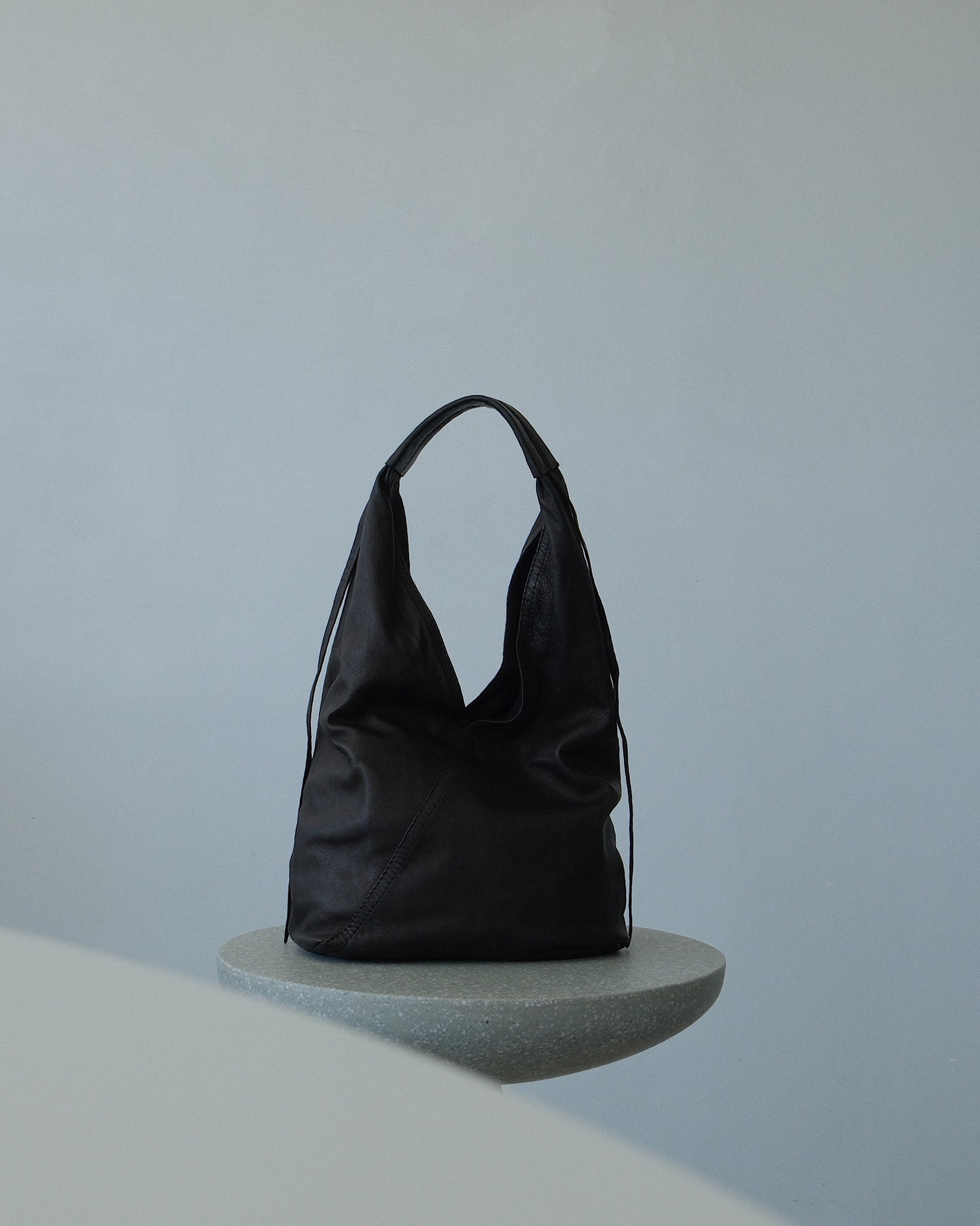 Black tie bag