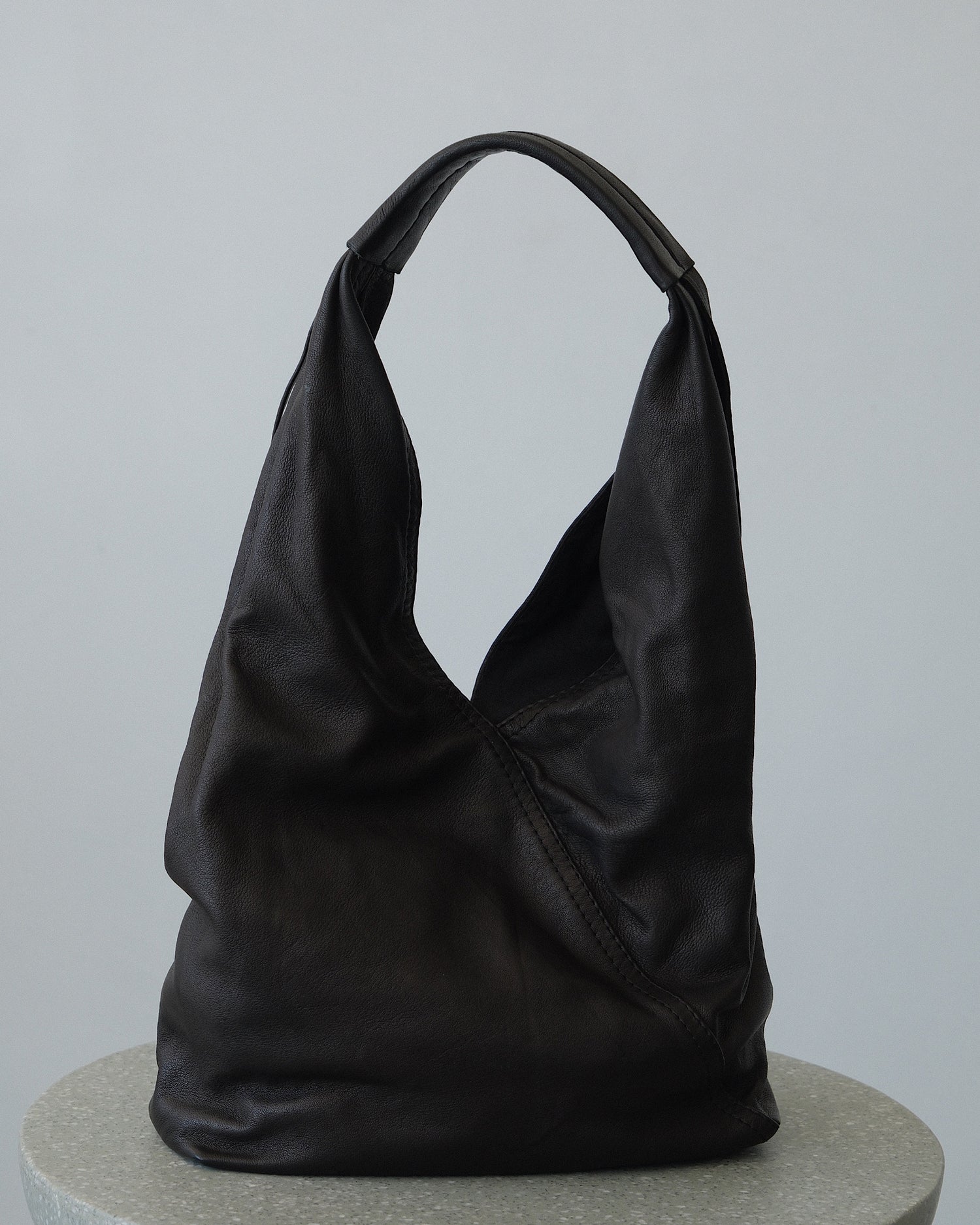 Black tie bag