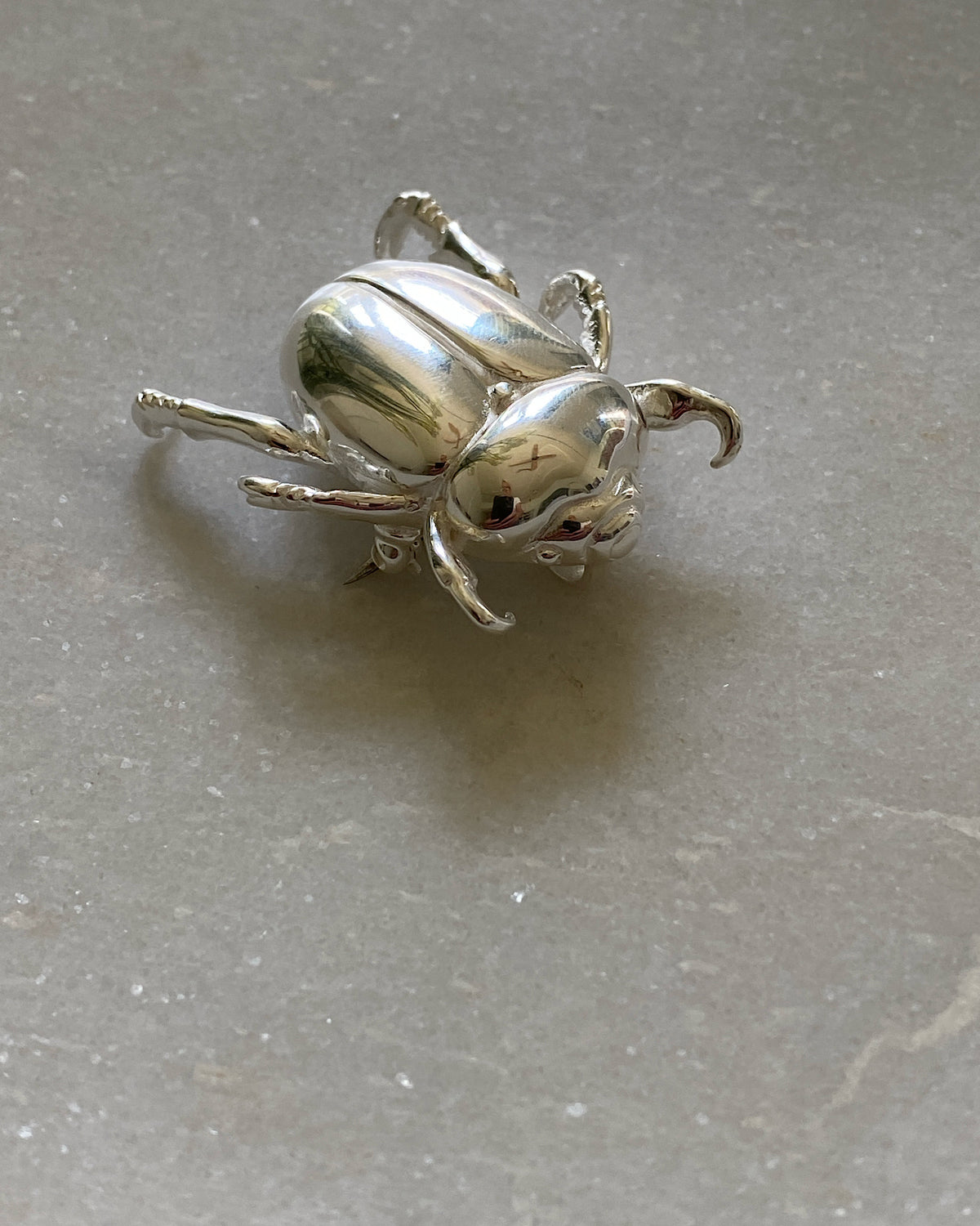 Australian christmas beetle brooch by Carnation Crew at The Pared Store