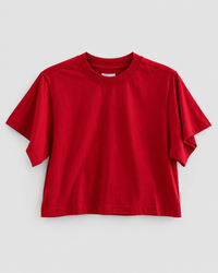 THE BOXY T-SHIRT | RED