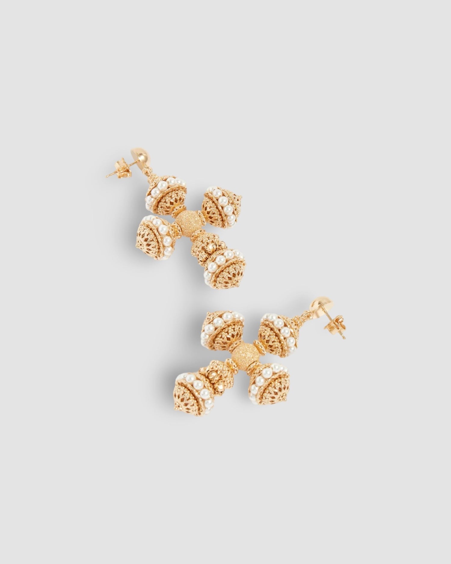 SANTINA EARRINGS | PEARL - The Pared Store