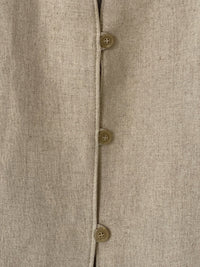 LINEN WAISTCOAT | NATURAL