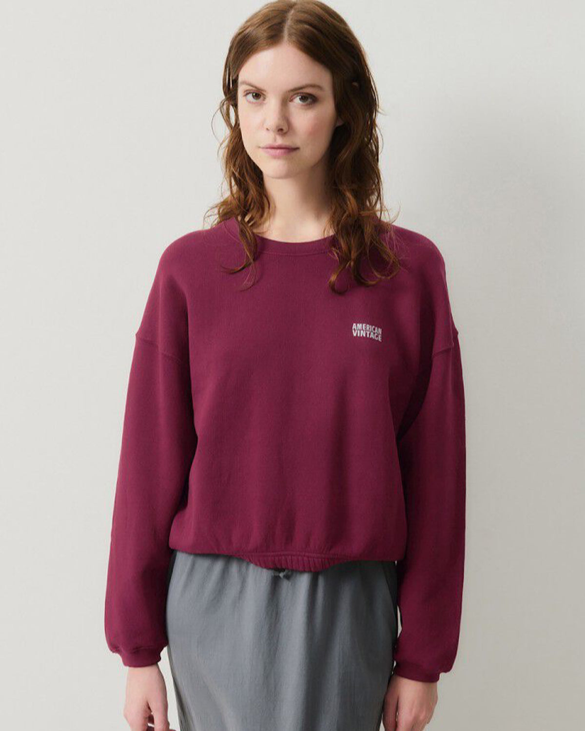 IZUBIRD SWEATSHIRT | VINTAGE BURGUNDY