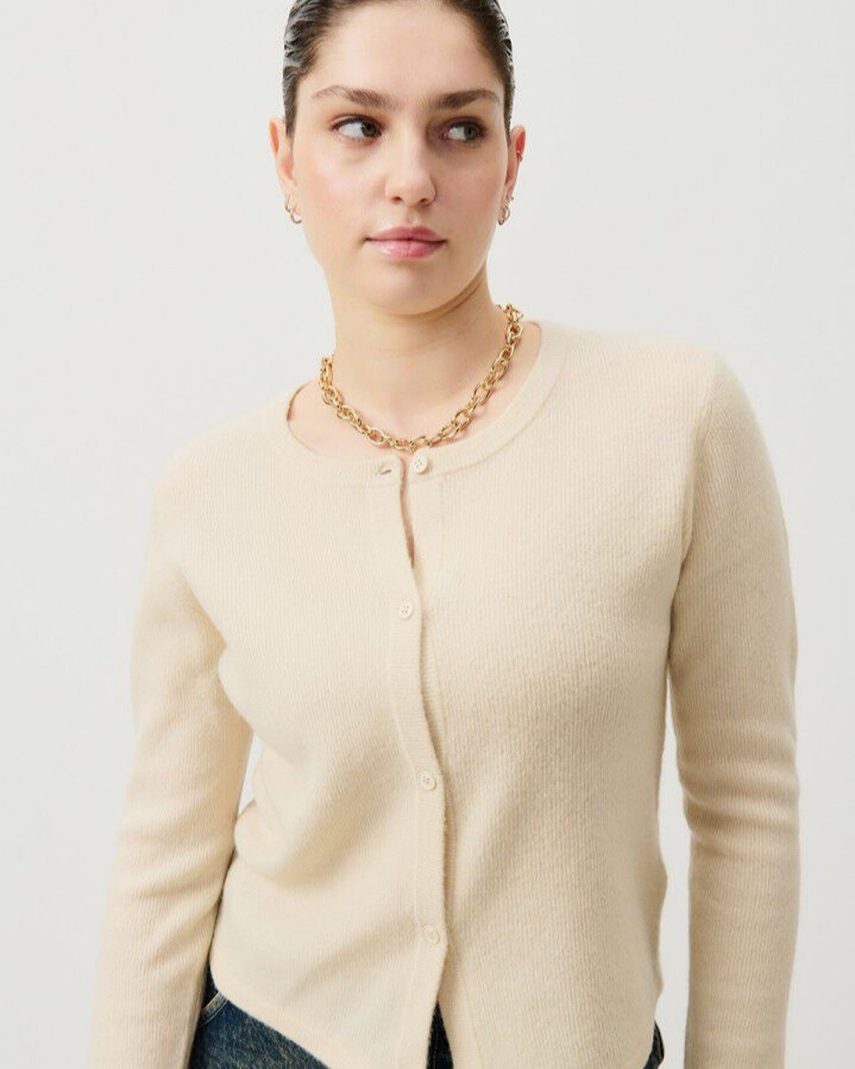 RAXOW CARDIGAN | NATURAL