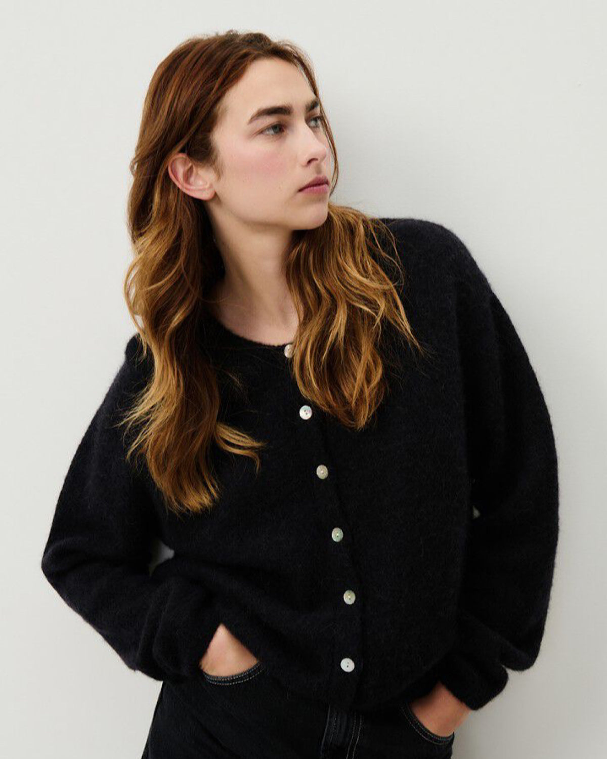 VITOW CARDIGAN | BLACK