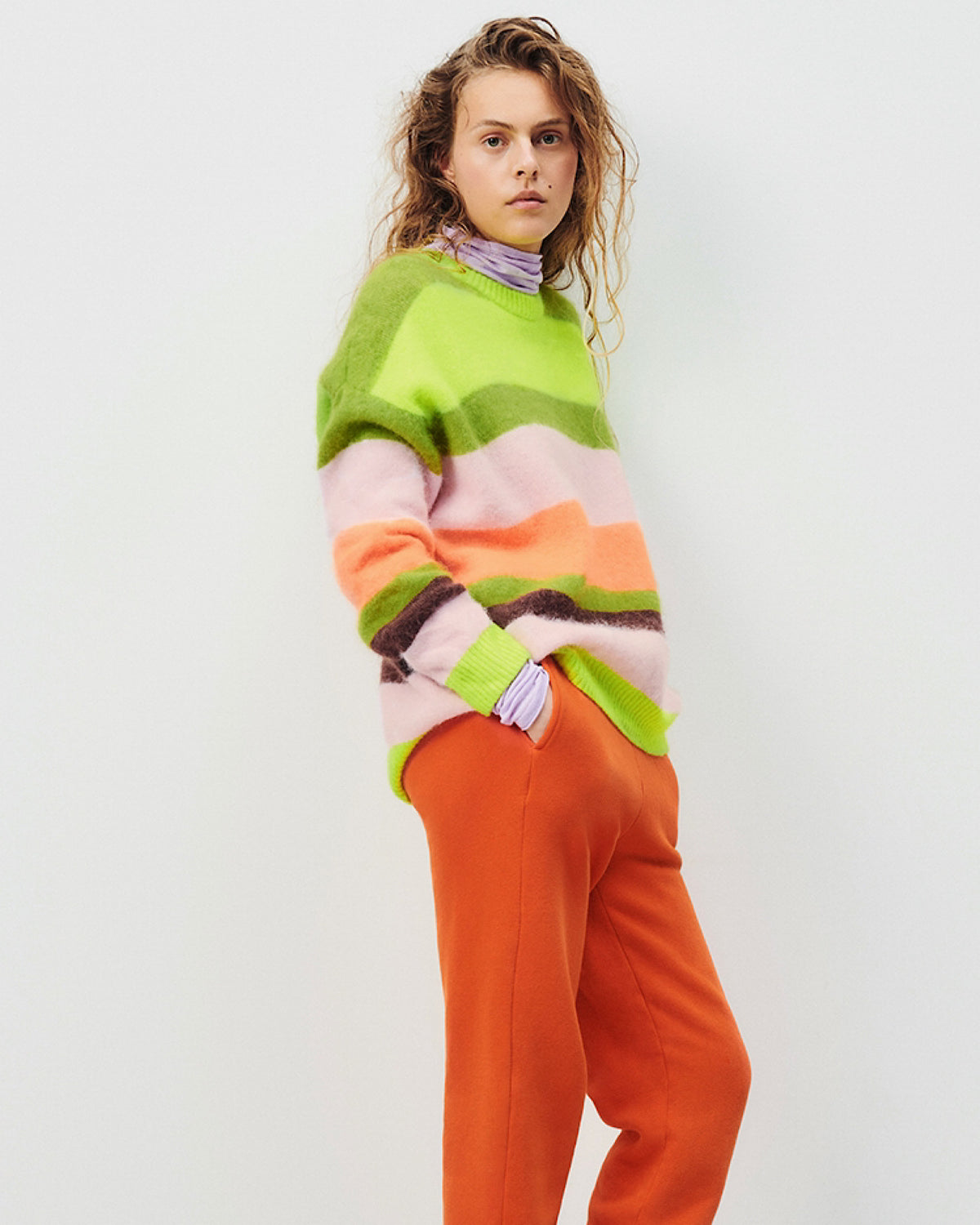 VITOW SWEATER | MULTICOLOURED STRIPE