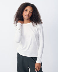 GAMIPY LONG SLEEVE T SHIRT | WHITE