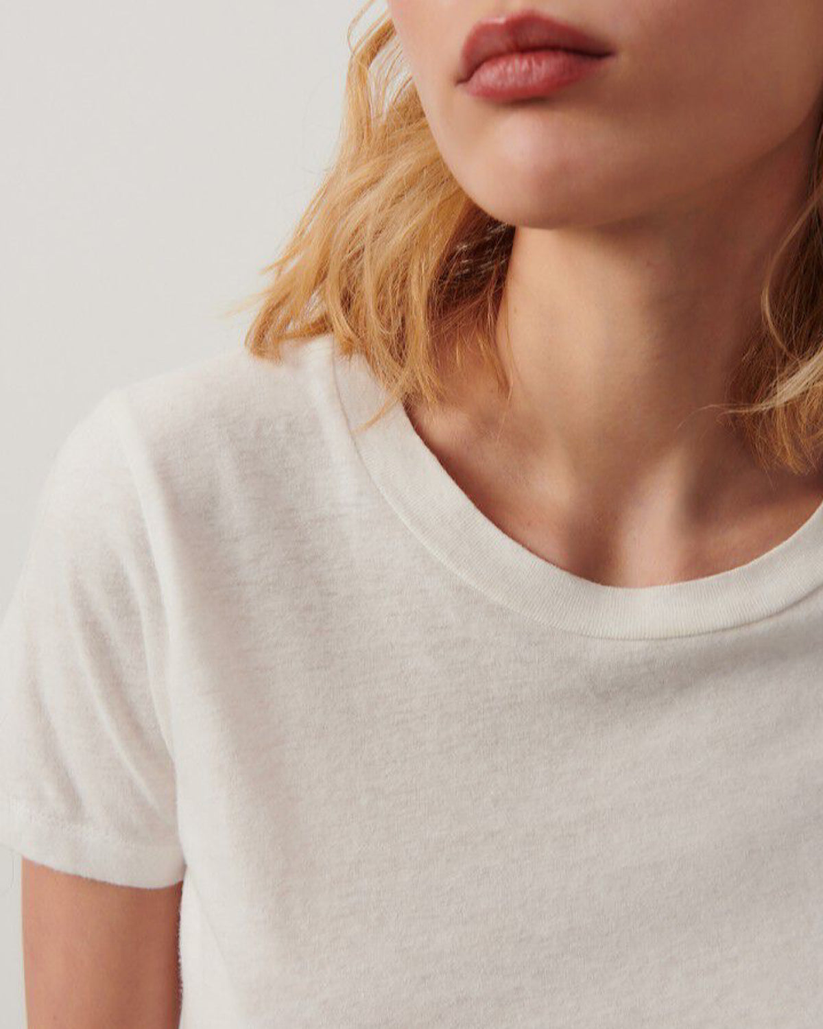 detail of the white gamipy tshirt texture available at The Pared Store