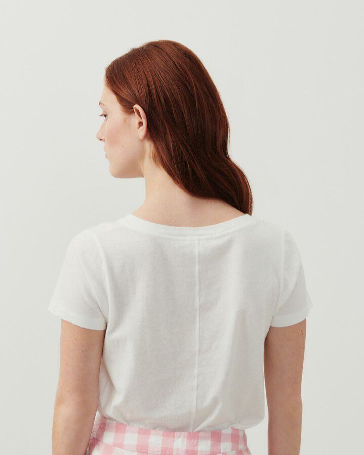 GAMIPY V NECK T-SHIRT | WHITE - The Pared Store