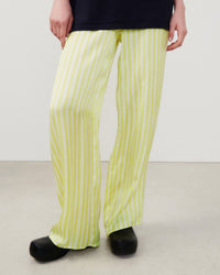 SHANING PANTS | FLURO YELLOW STRIPE - The Pared Store