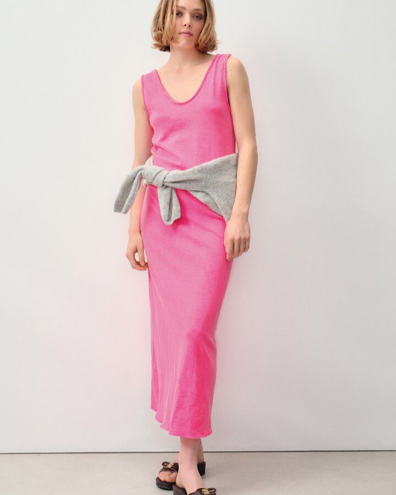 SONOMA TANK DRESS | FLURO PINK - The Pared Store