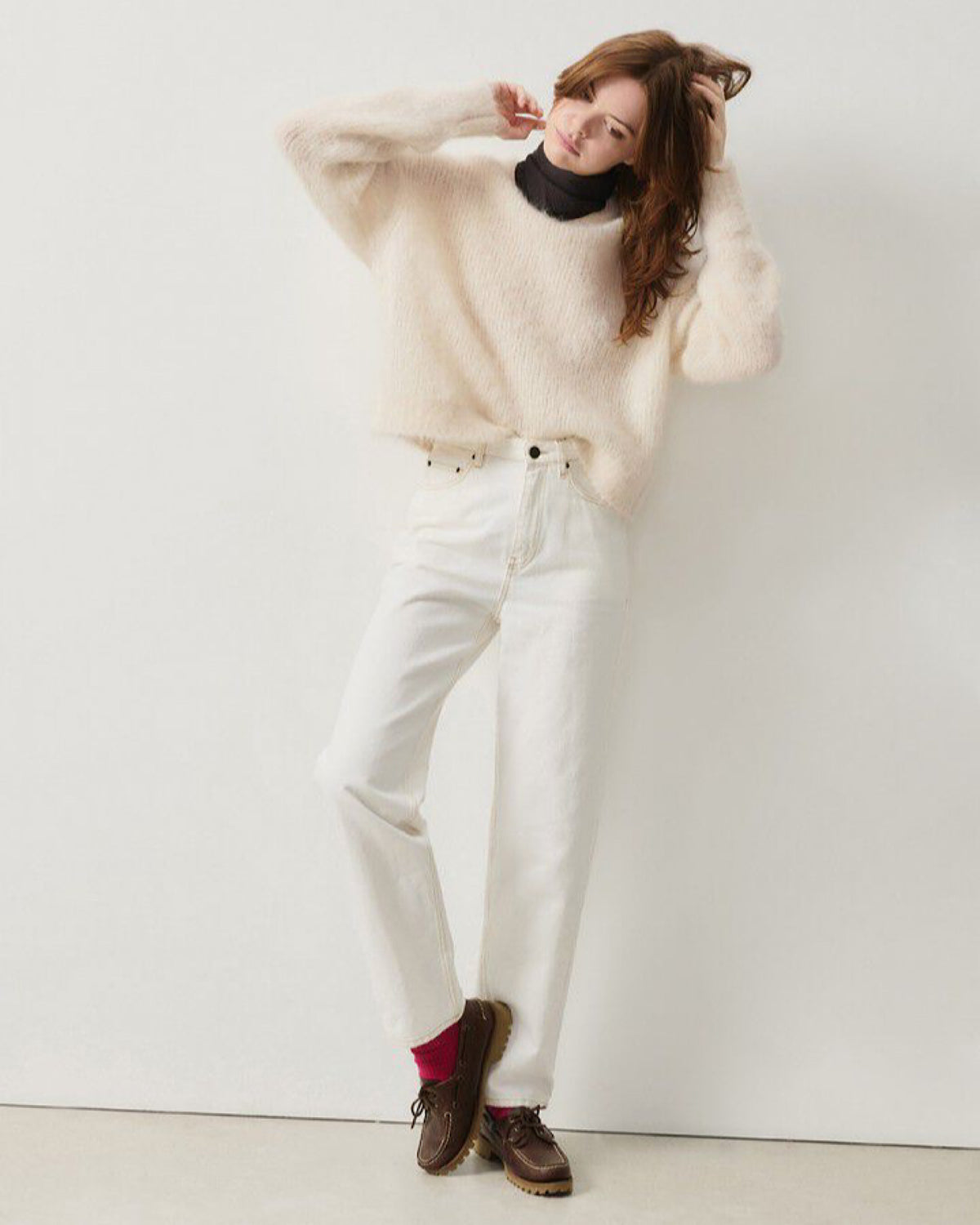 BYMI JUMPER | PEARL MELANGE