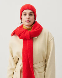EAST RIBBED BEANIE | CHILLI PEPPER MELANGE