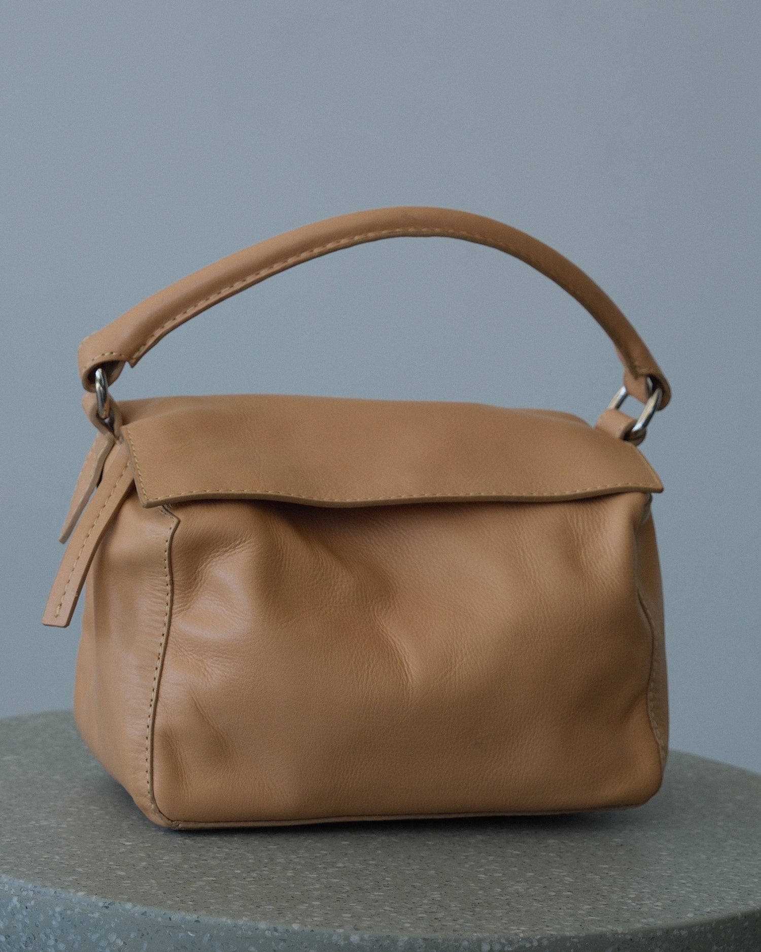 MASCERATI SATCHEL | CAMEL