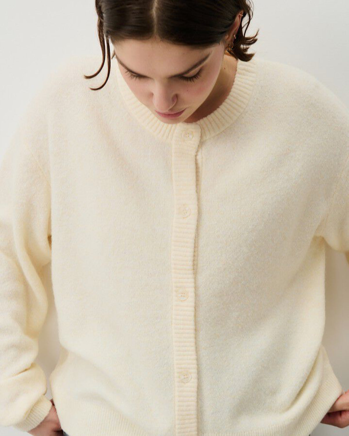 DAMSVILLE CARDIGAN | PANNACOTTA