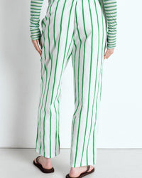 ZATYBAY TROUSERS | NEON LAGOON STRIPE