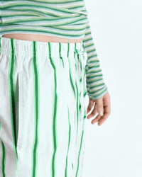 ZATYBAY TROUSERS | NEON LAGOON STRIPE