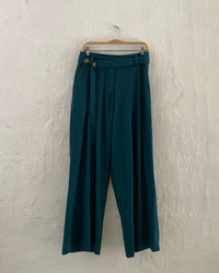 Linen Pants | Dark Teal