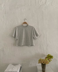 THE BOXY T-SHIRT | MISTY - The Pared Store