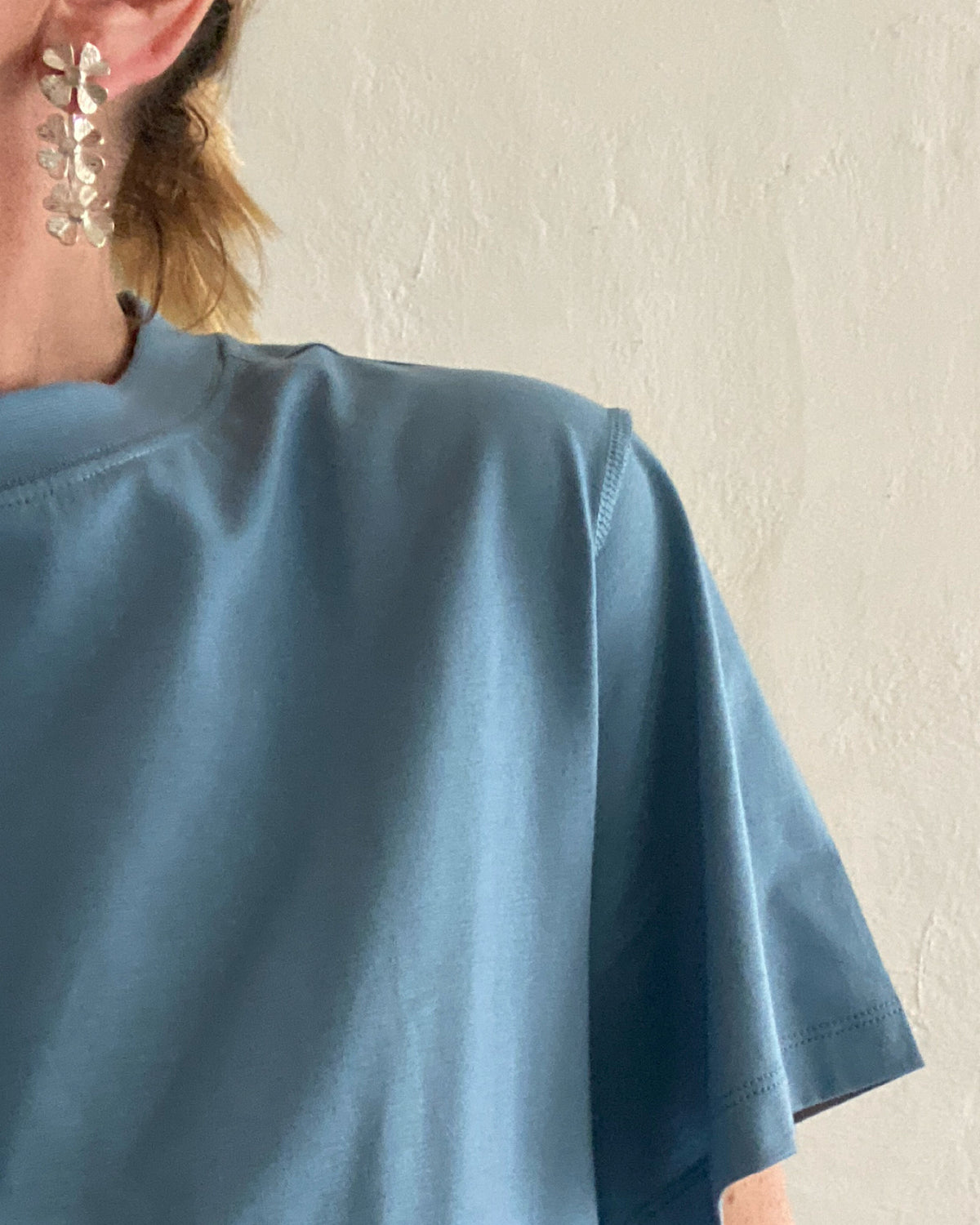 THE BOXY T-SHIRT | SMOKE BLUE - The Pared Store