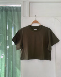 THE BOXY T-SHIRT | ARMY - The Pared Store