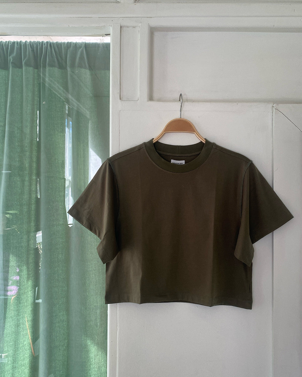 THE BOXY T-SHIRT | ARMY - The Pared Store