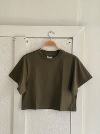 THE BOXY T-SHIRT | ARMY - The Pared Store