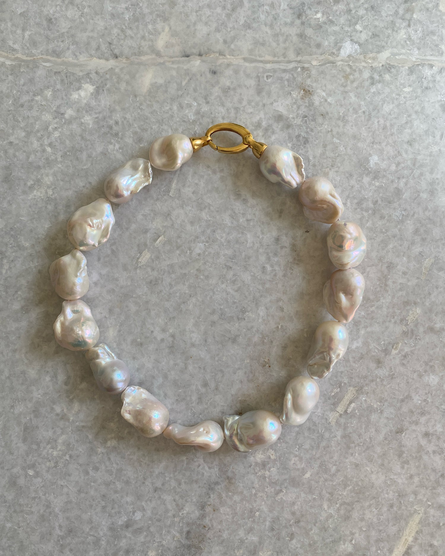 QUEEN PEARL NECKLACE | GOLD