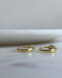 DRIP ORGANIC HOOP EARRINGS | GOLD