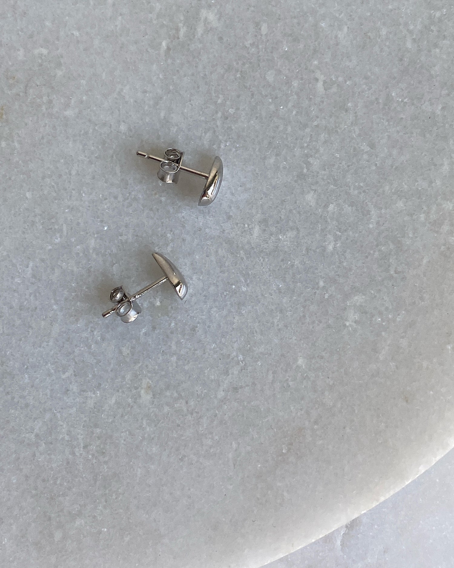 HARRICOT STUD EARRINGS | SILVER