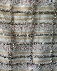 INCREDIBLE MIRRORED MORROCAN WEDDING BLANKET