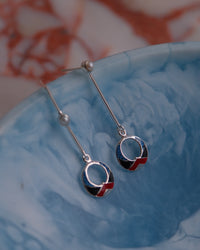 ASYMMETRICAL MEXICAN CHARM EARRINGS | OPEN SPHERE