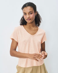 SONOMA SHORT SLEEVE V-NECK T-SHIRT | VINTAGE BISCUIT