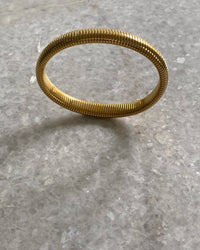 Small gold snake bangle