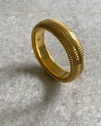 thick gold snake bangle