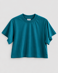 THE BOXY T-SHIRT | TEAL