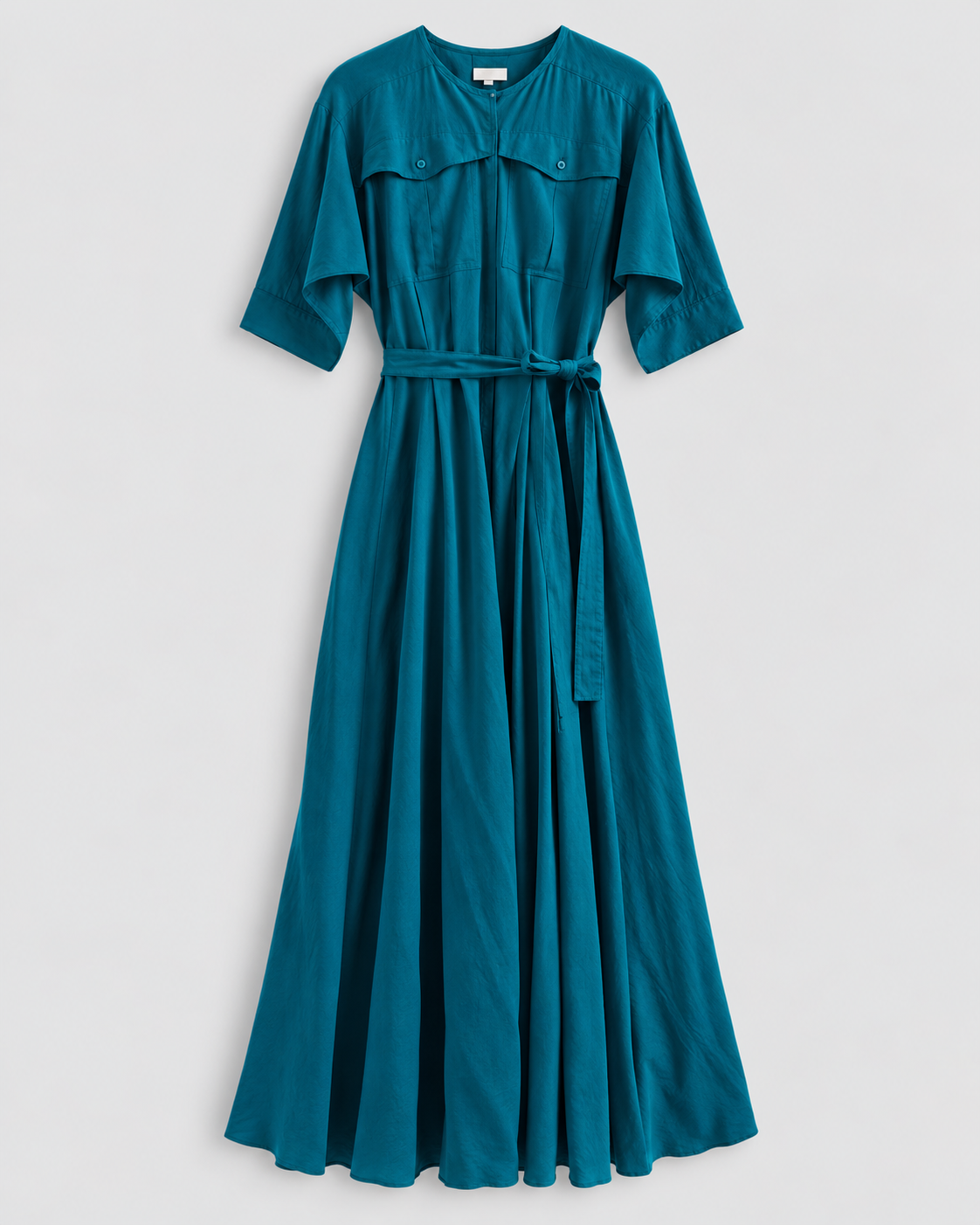SAFARI MAXI DRESS | TURQUOISE