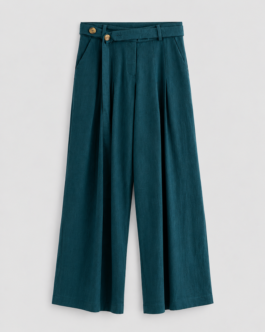 LINEN PANTS | DARK TEAL