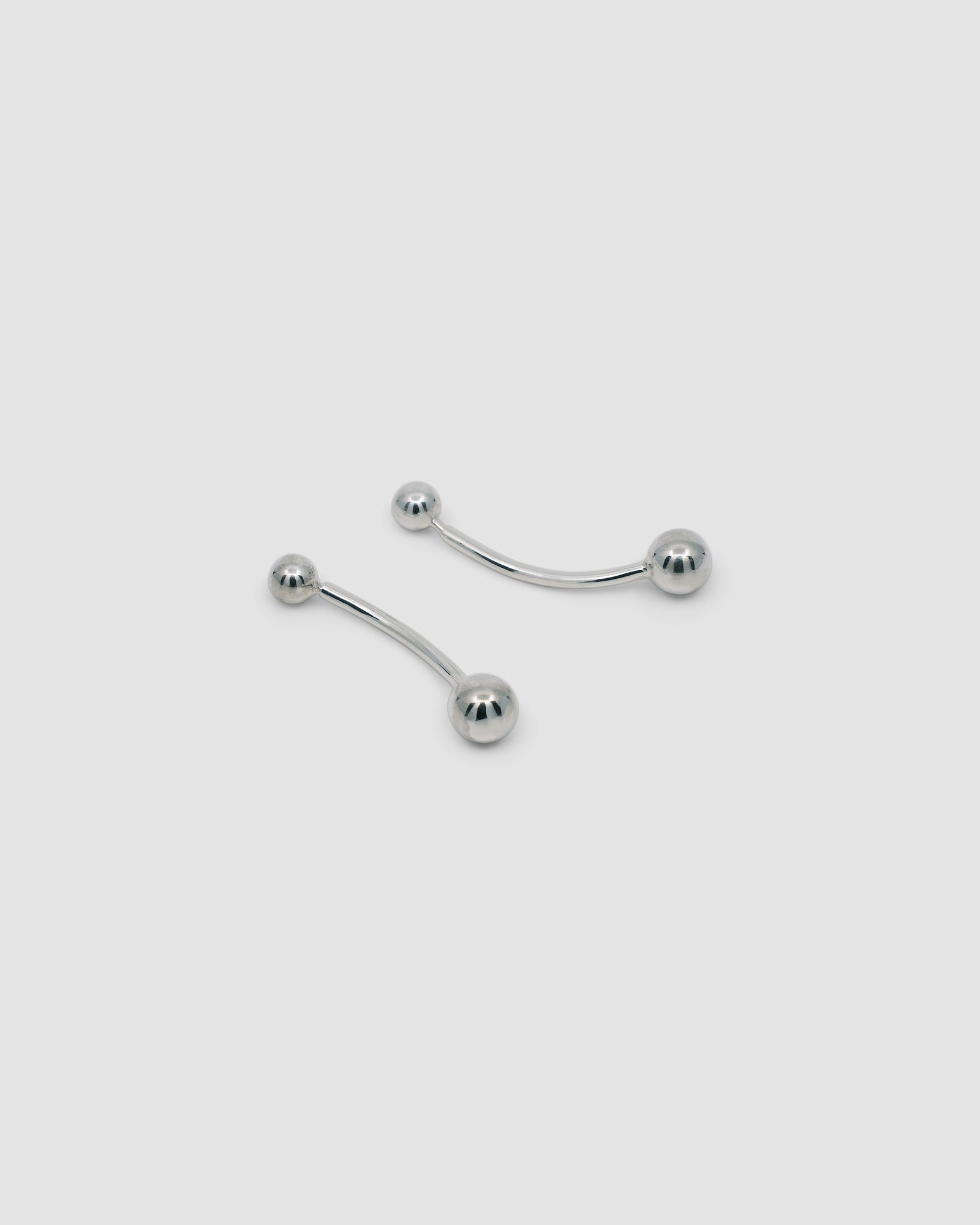 BUBBLE BAR EARRINGS STERLING SILVER The Pared Store - Main Image