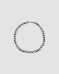 silver ball chain necklace