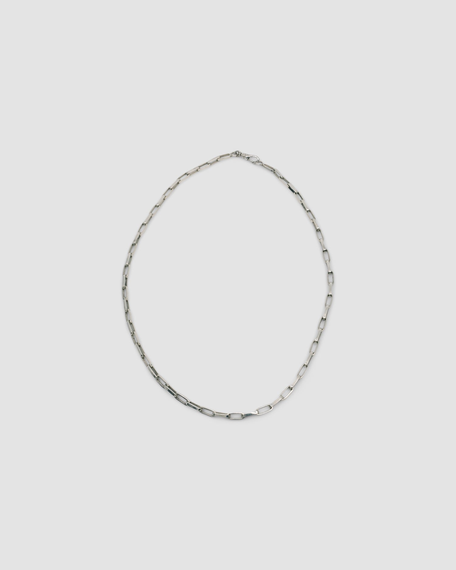 silver link chain necklace